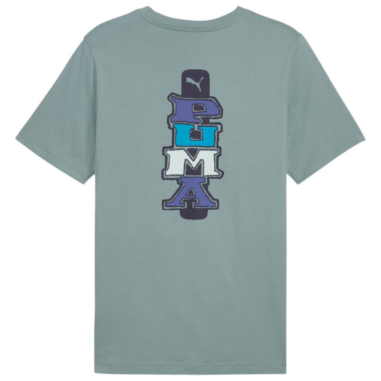 Puma Ανδρική κοντομάνικη μπλούζα Graphics Puma Back Tee Puma Ανδρική κοντομάνικη μπλούζα Graphics Puma Back Tee